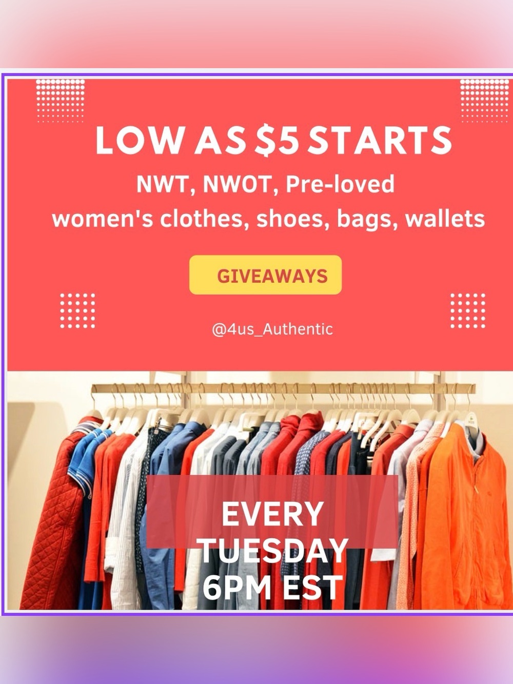 Low as $5 starts WOMEN’s Clothes and more